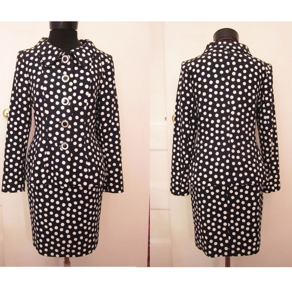 ysl polka dot dress